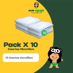Pack por 10 Insertos Microfibra